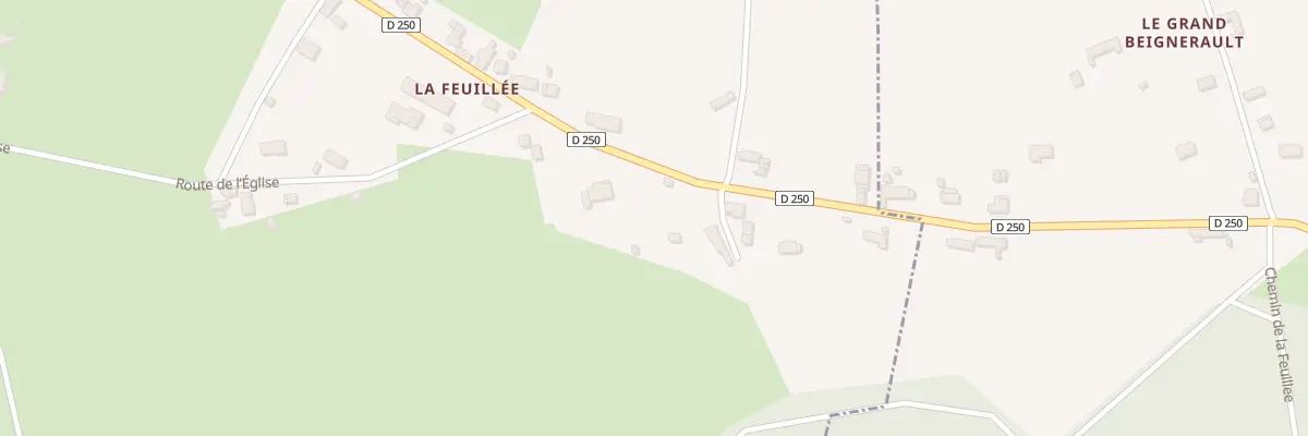 Plan du 38 Rte de Saint Bonnet de Troncai à Braize