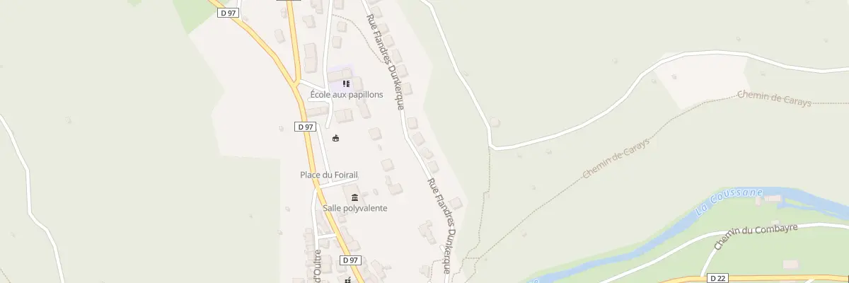 Plan du 5126 Estaing à Estaing