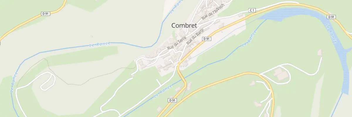 Plan du 5228 Pl du Barry à Combret