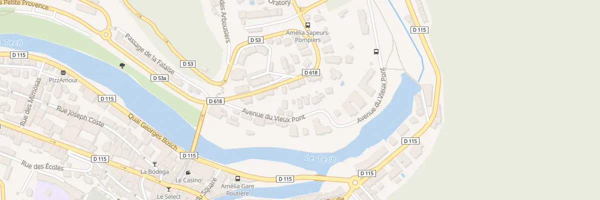 Plan du 9 Av du Vieux Pont à Amélie-les-Bains-Palalda