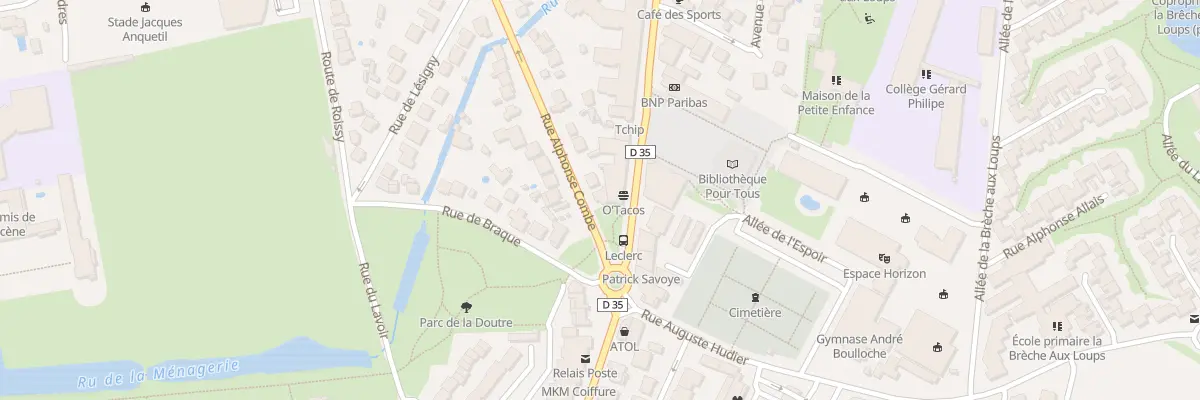 Plan du 2 Rue Alphonse Combe à Ozoir-la-Ferrière