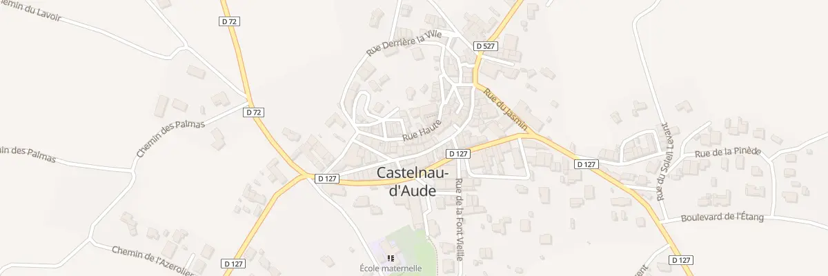 Plan du 6 Rue Haute à Castelnau-d’Aude