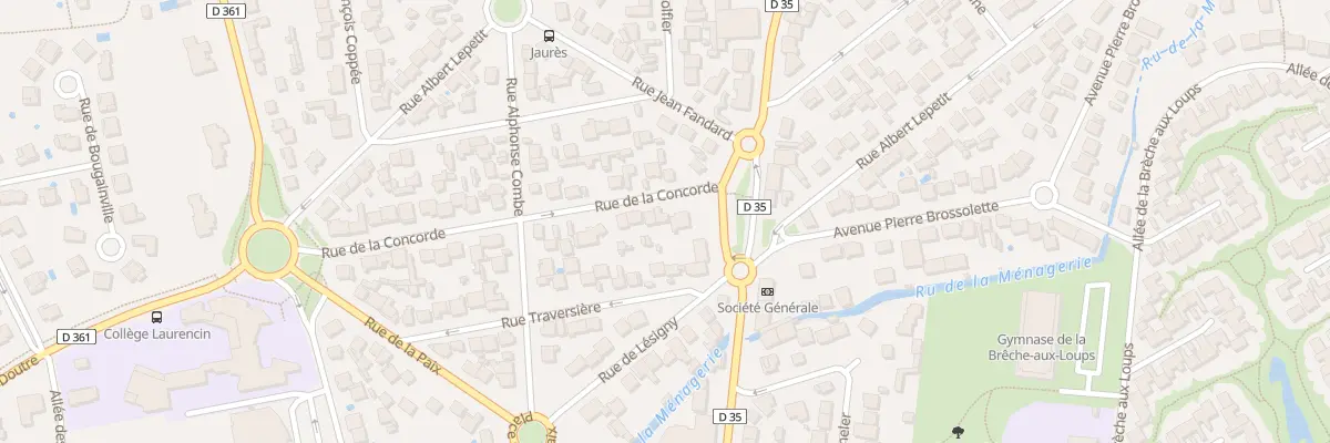 Plan du 1 Rue de la Concorde à Ozoir-la-Ferrière