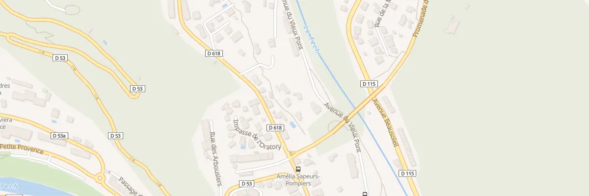 Plan du 35T Av du Vieux Pont à Amélie-les-Bains-Palalda
