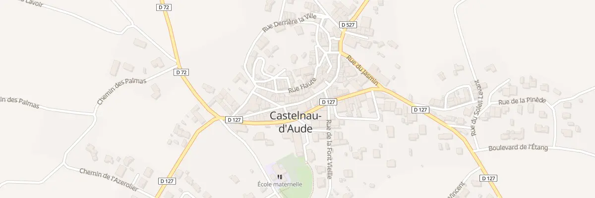 Plan du 20 Rue du Commerce à Castelnau-d’Aude