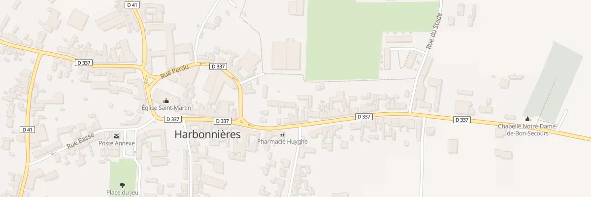 Plan du 25 Rue de Lihons à Harbonnières