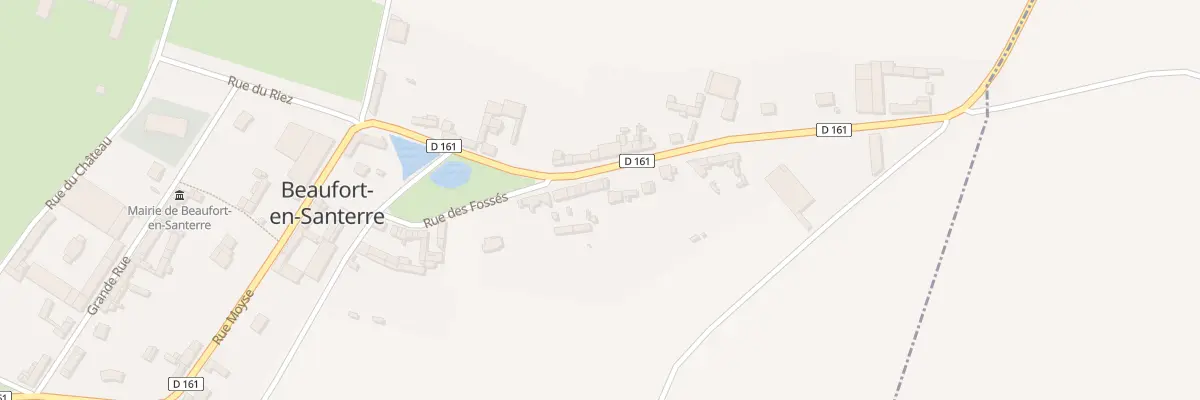 Plan du 6 Rue de Warvillers à Beaufort-en-Santerre