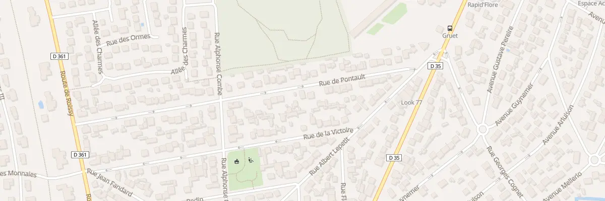 Plan du 17 Rue de Pontault à Ozoir-la-Ferrière