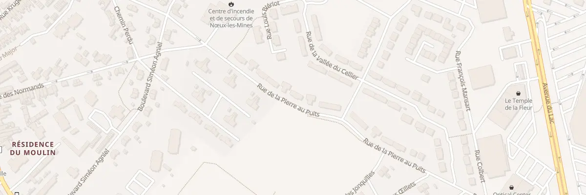 Plan du 25 Rue de la Pierre au Puits à Nœux-les-Mines
