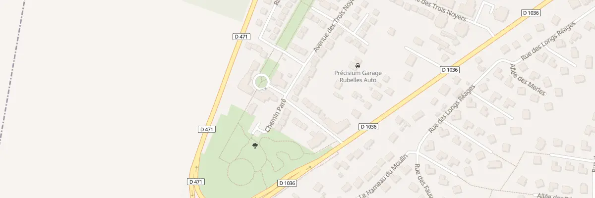 Plan du 11 Av des Trois Noyers à Rubelles