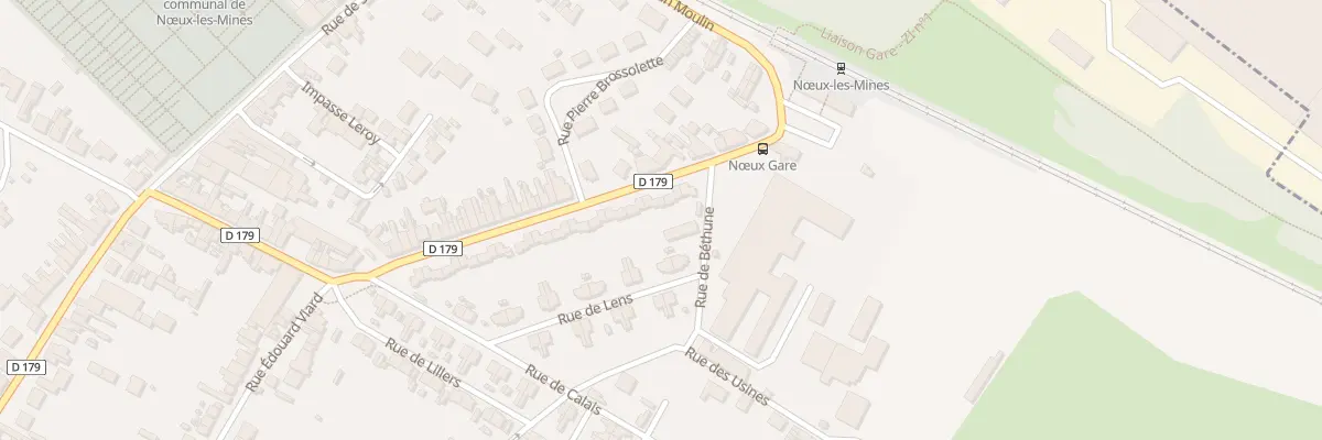 Plan du 52 Rue du Général Leclerc à Nœux-les-Mines