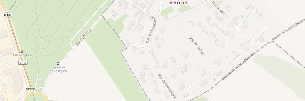 Plan du 28 Rue de Champagne à Bussy-Saint-Martin