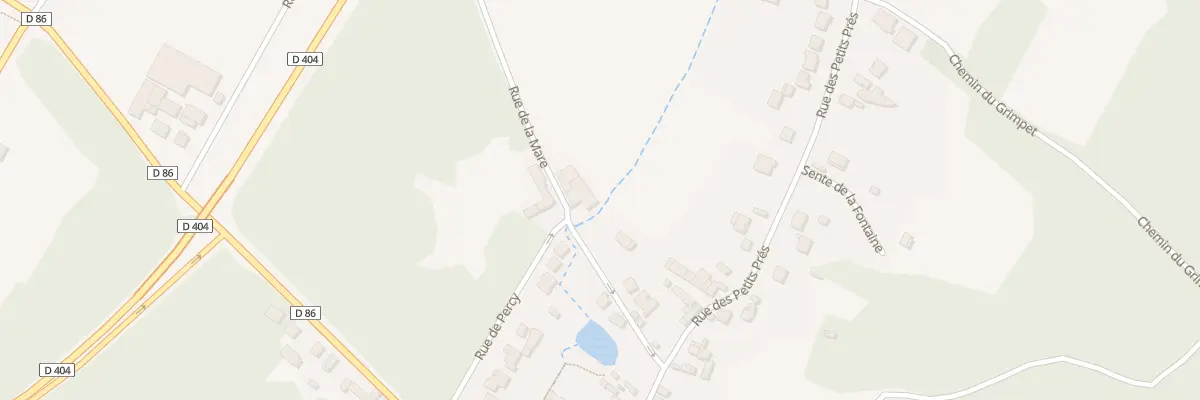 Plan du 9001 Rue de la Mare à Villevaudé