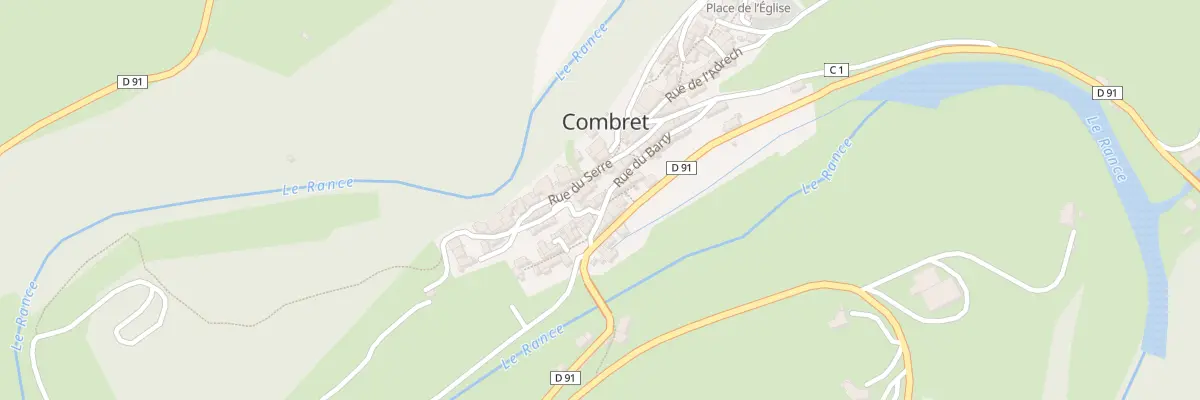 Plan du 5252 Rue du Barry à Combret