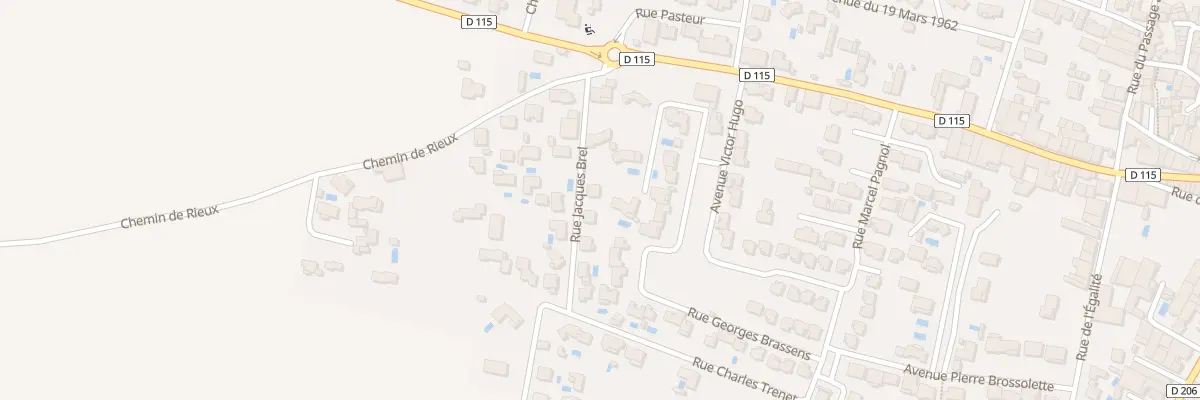 Plan du 3 Rue Jacques Brel à Pépieux