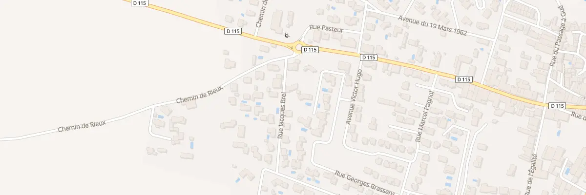 Plan du 1 Rue Jacques Brel à Pépieux