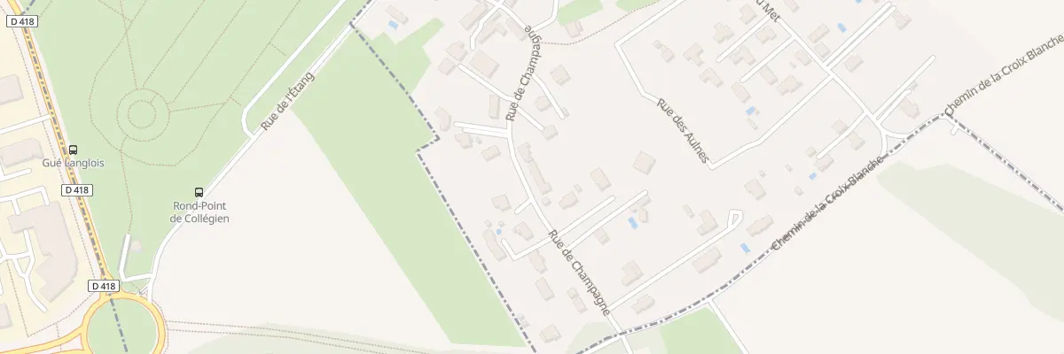 Plan du 30 Rue de Champagne à Bussy-Saint-Martin