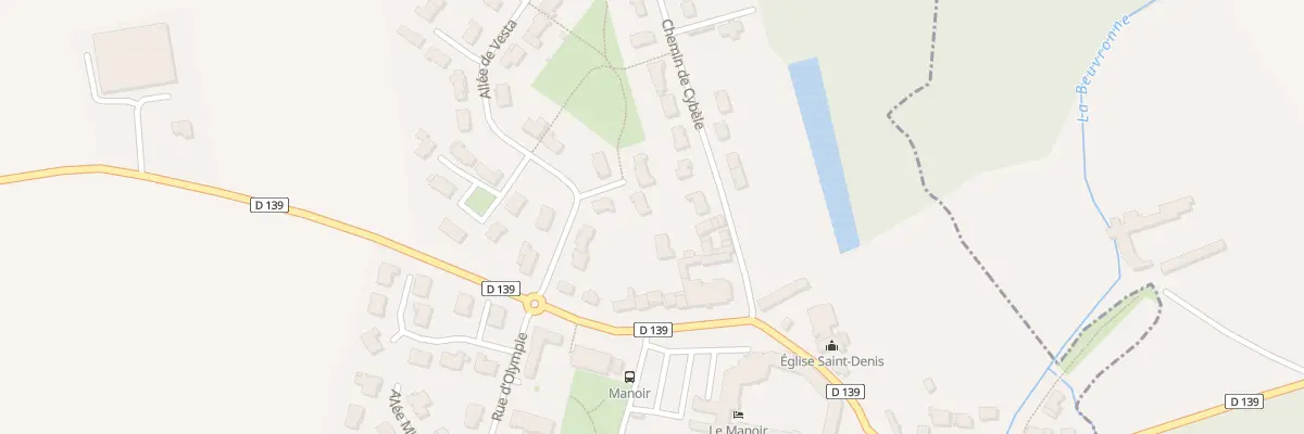 Plan du 3 All de Cassiopee à Gressy