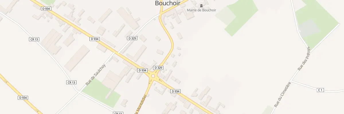 Plan du 2 Rue de la Chapelle à Bouchoir