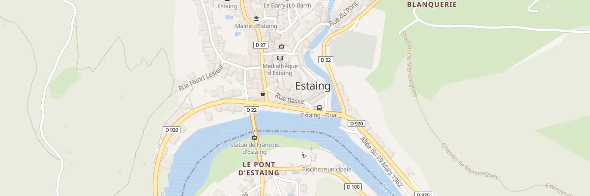 Plan du 5202 Estaing à Estaing