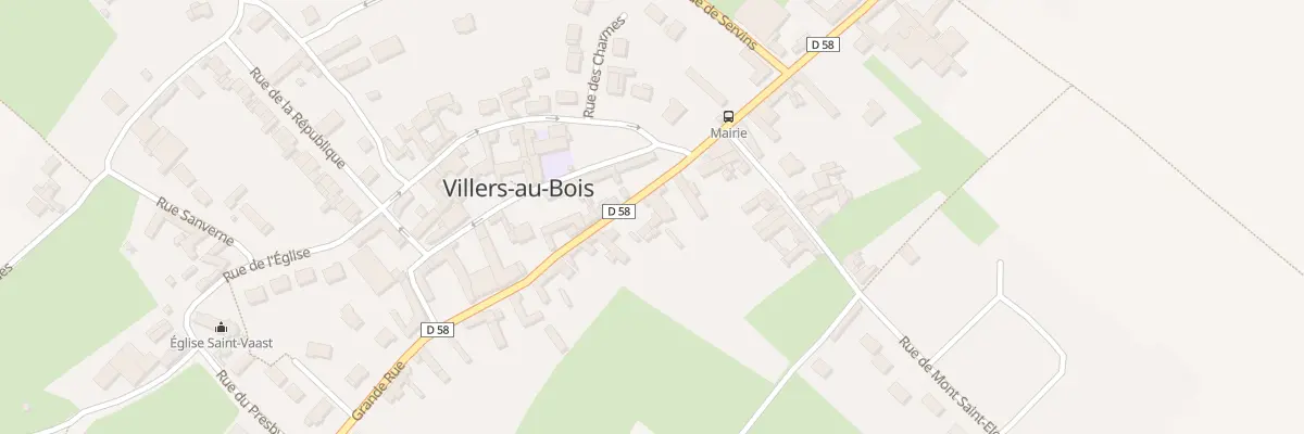 Plan du 27 Gr Grande Rue à Villers-au-Bois