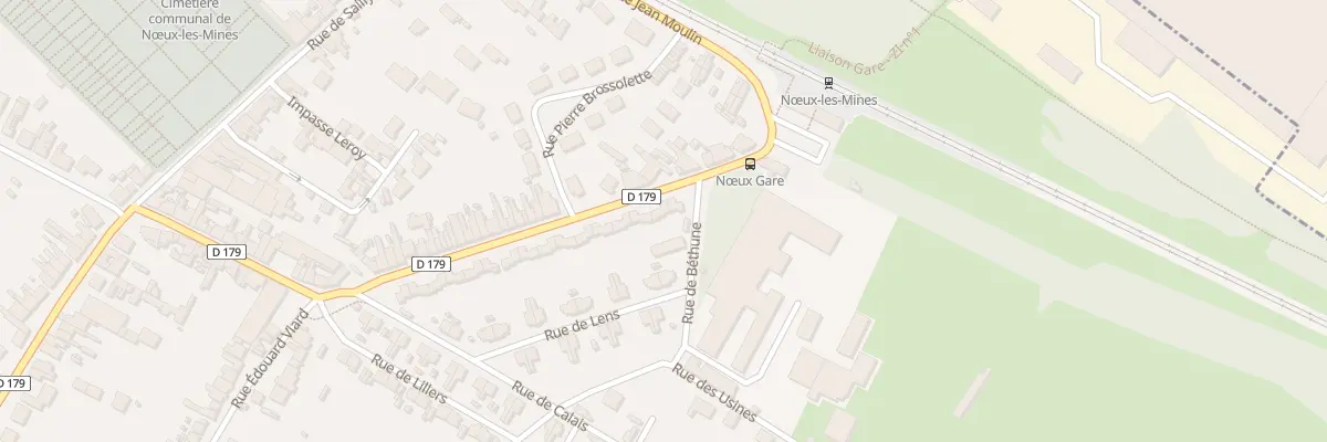 Plan du 54 Rue du Général Leclerc à Nœux-les-Mines