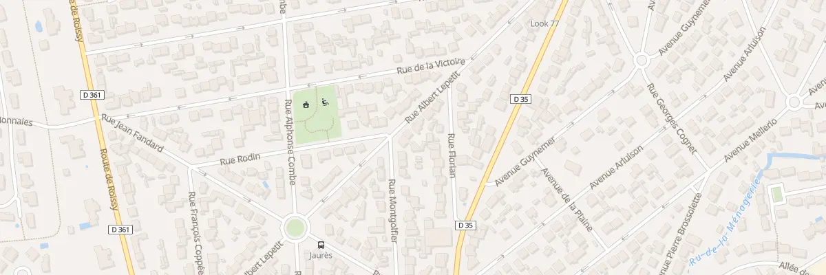 Plan du 20 Rue Albert Lepetit à Ozoir-la-Ferrière