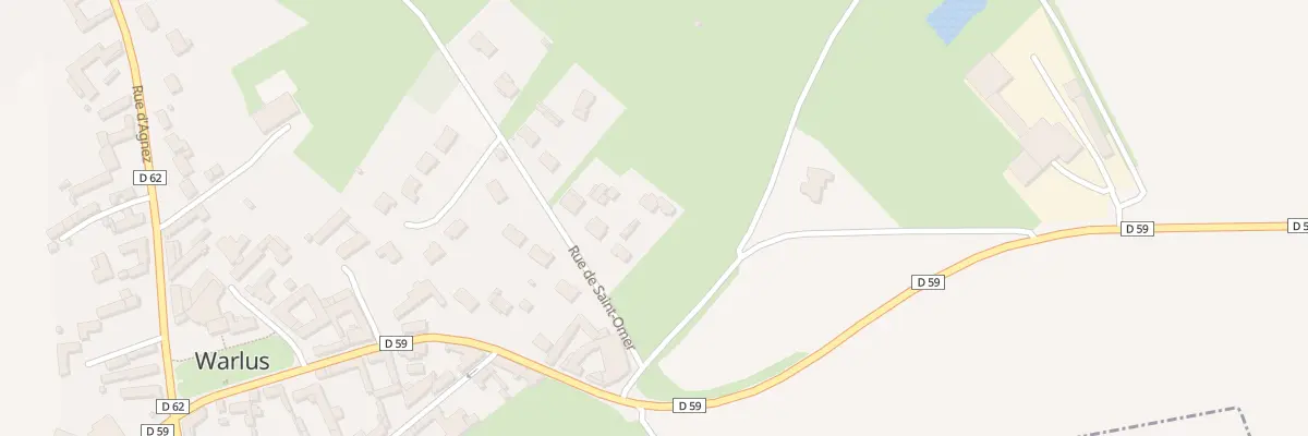 Plan du 2T Rue de St Omer à Warlus