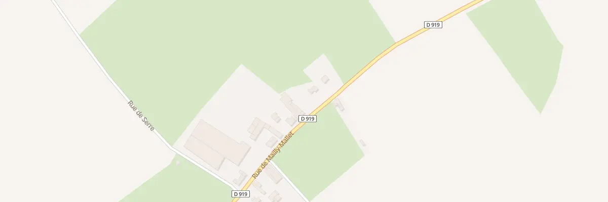 Plan du 2 Rue de Mailly-maillet à Puisieux