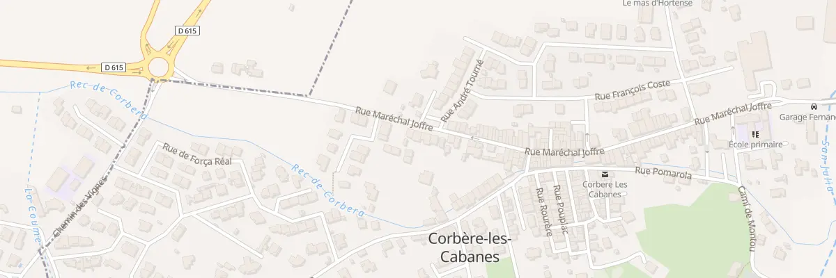 Plan du 87 Rue Mal Joffre à Corbère-les-Cabanes