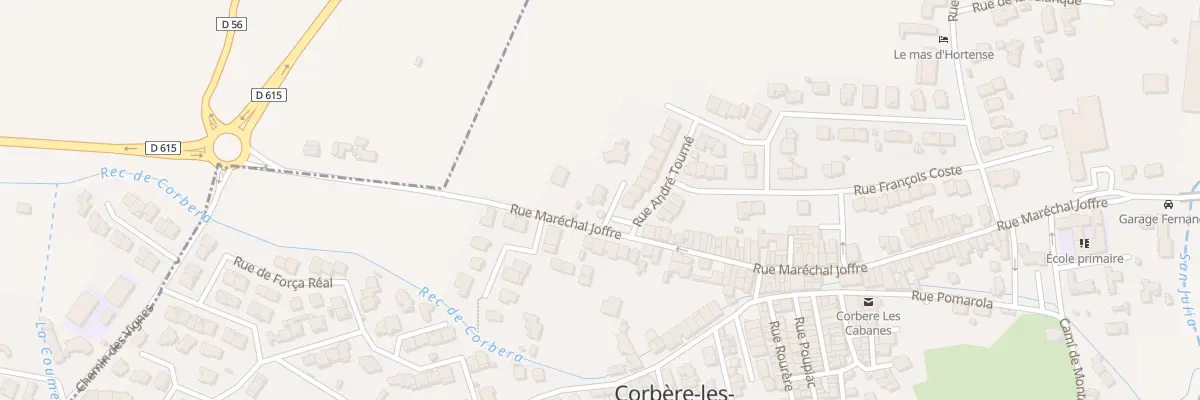 Plan du 100 Rue Mal Joffre à Corbère-les-Cabanes