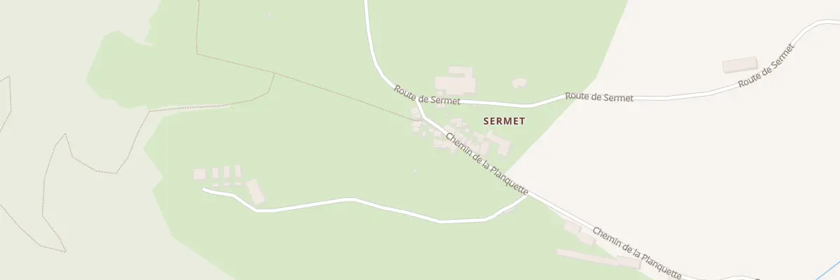 Plan du 5606 Sermet à Broquiès