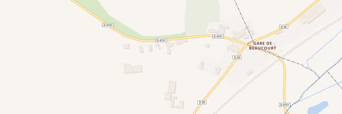 Plan du 17 Rte de Beaumont à Beaumont-Hamel