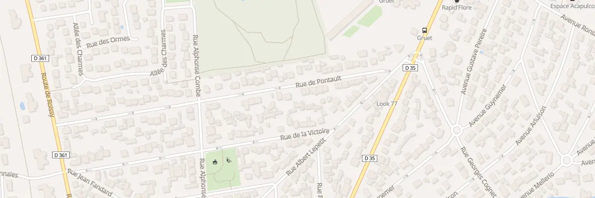 Plan du 13 Rue de Pontault à Ozoir-la-Ferrière