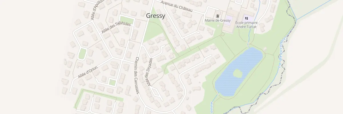 Plan du 6 All de Diane à Gressy