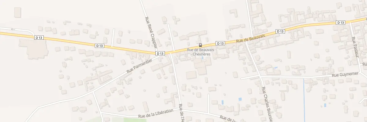 Plan du 629 Rue de Beauvais à Chevrières