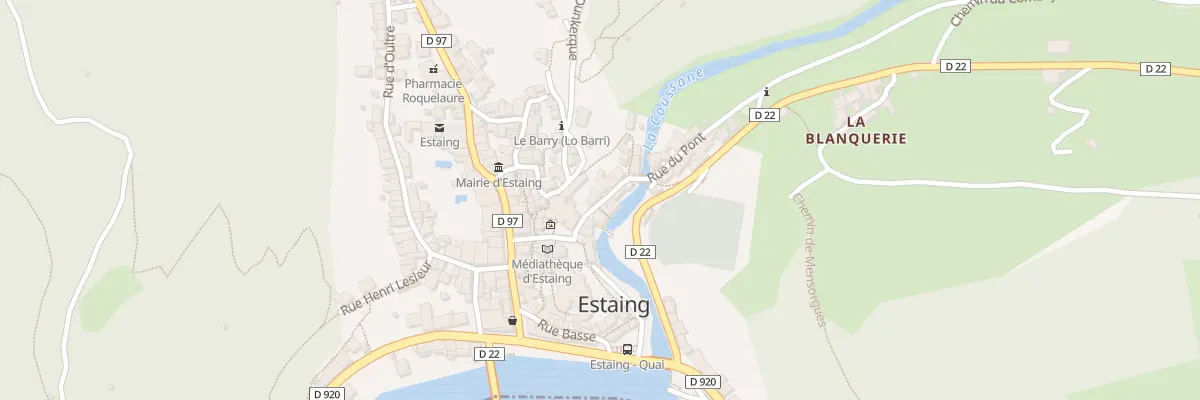 Plan du 5213 Estaing à Estaing