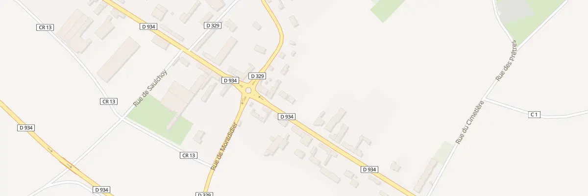 Plan du 22 Chs Brunehaut à Bouchoir