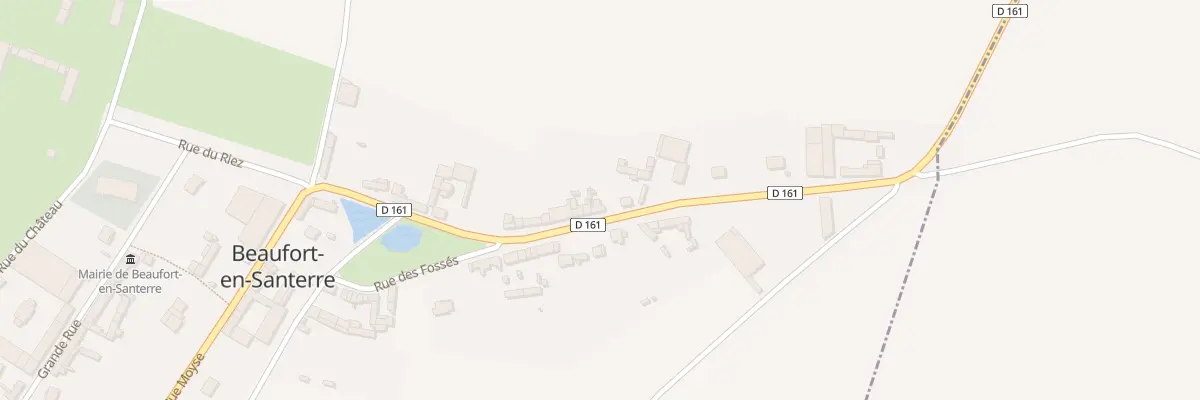 Plan du 13 Rue de Warvillers à Beaufort-en-Santerre