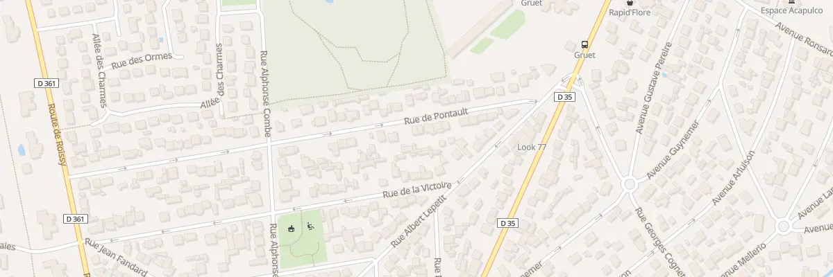 Plan du 11 Rue de Pontault à Ozoir-la-Ferrière