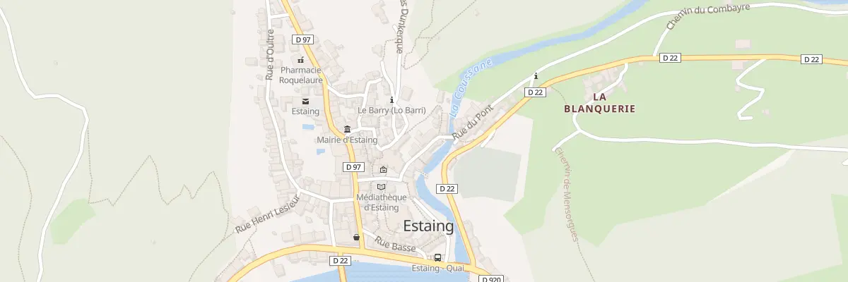 Plan du 5217 Estaing à Estaing
