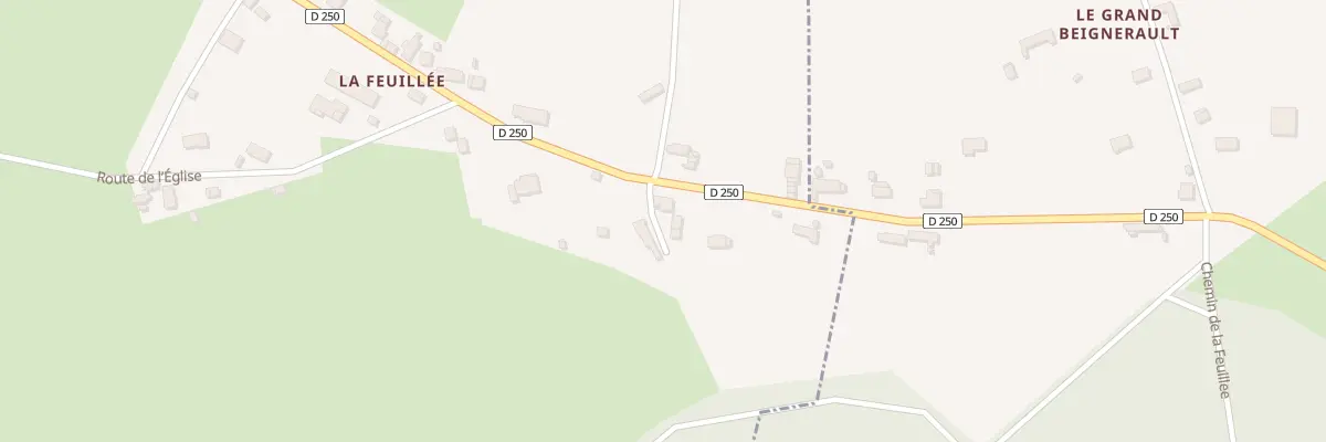 Plan du 40 Rte de Saint Bonnet de Troncai à Braize