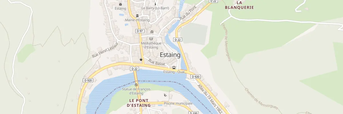 Plan du 5205 Estaing à Estaing