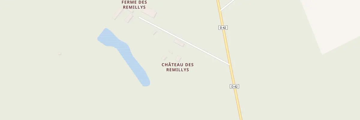Plan du 5204 Les Remillys aux Choux