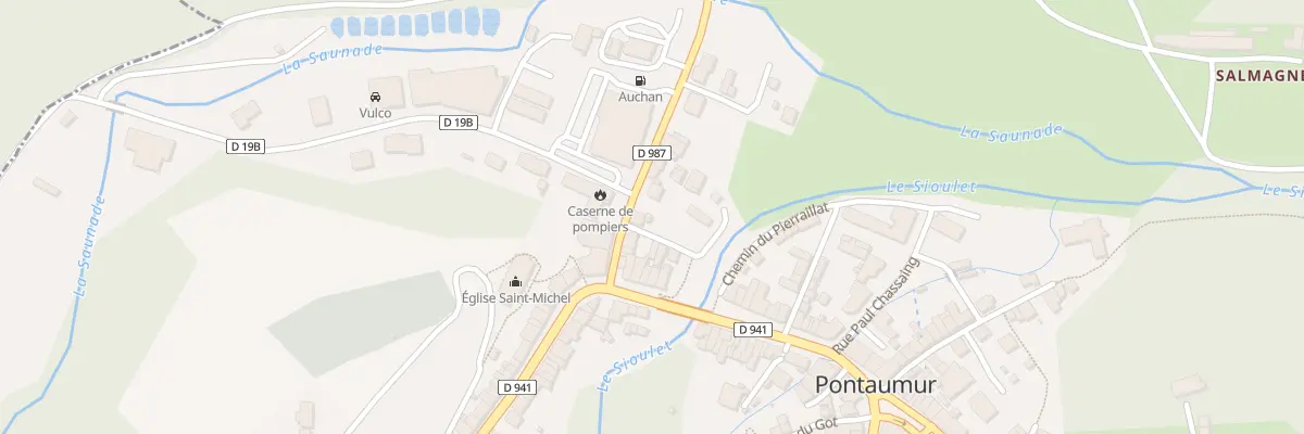 Plan du 8 Rue de Niederwerth à Pontaumur