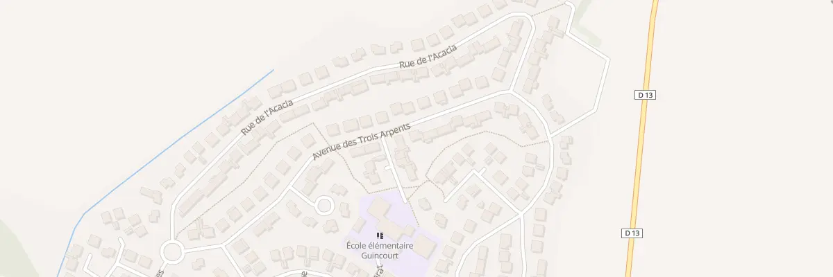 Plan du 45 Av des Trois Arpents à Othis