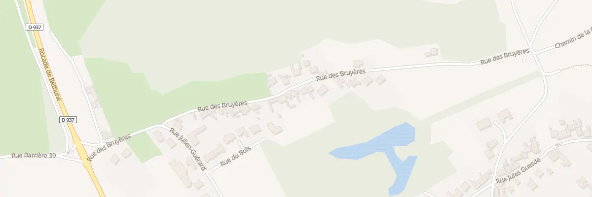 Plan du 27 Rue des Bruyères à Beuvry