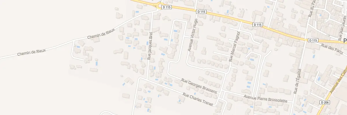 Plan du 8 Rue Georges Brassens à Pépieux