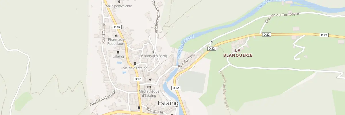 Plan du 5234 Estaing à Estaing