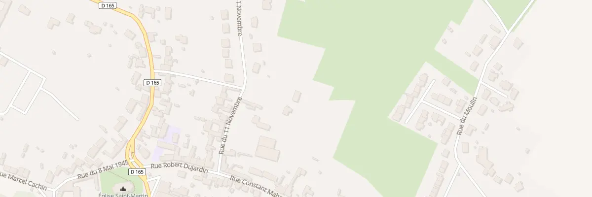Plan du 10 Rue du 11 Novembre à Bouvigny-Boyeffles